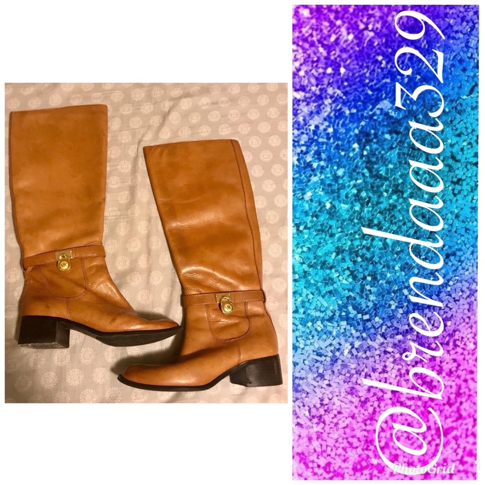 MICHAEL KORS LEATHER BOOTS
